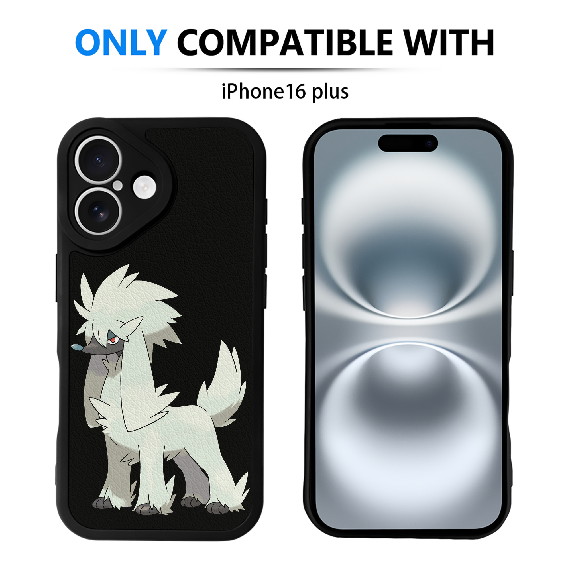 （画像用） ポケットモンスター Pokémon 【iPhone 16シリーズ対応】シリコンスマホケース（レザー調） 材質：シリコン